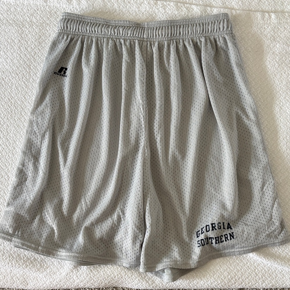 Georgia Southern Russell Athletic Gray Mesh Men's Shorts